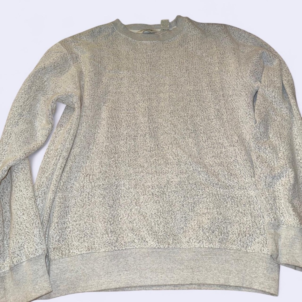 Grey Orvis crewneck sweatshirt